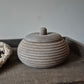 Houten pot met deksel