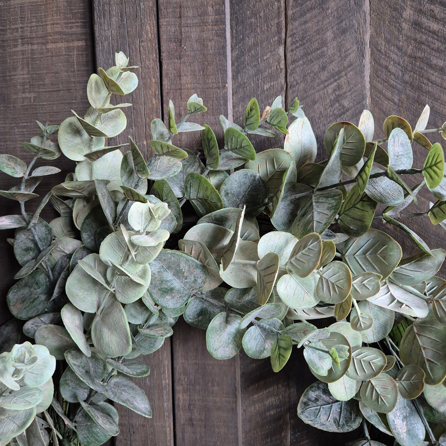 Kunst eucalyptus krans 50cm