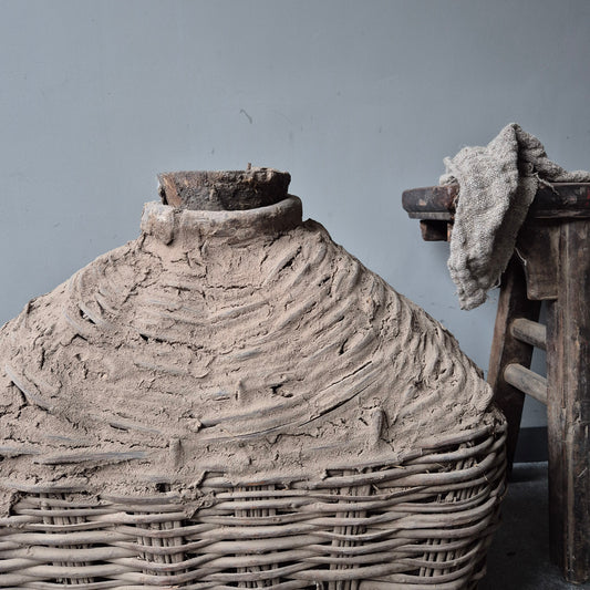 Leemkruik met deksel uniek nr. 17