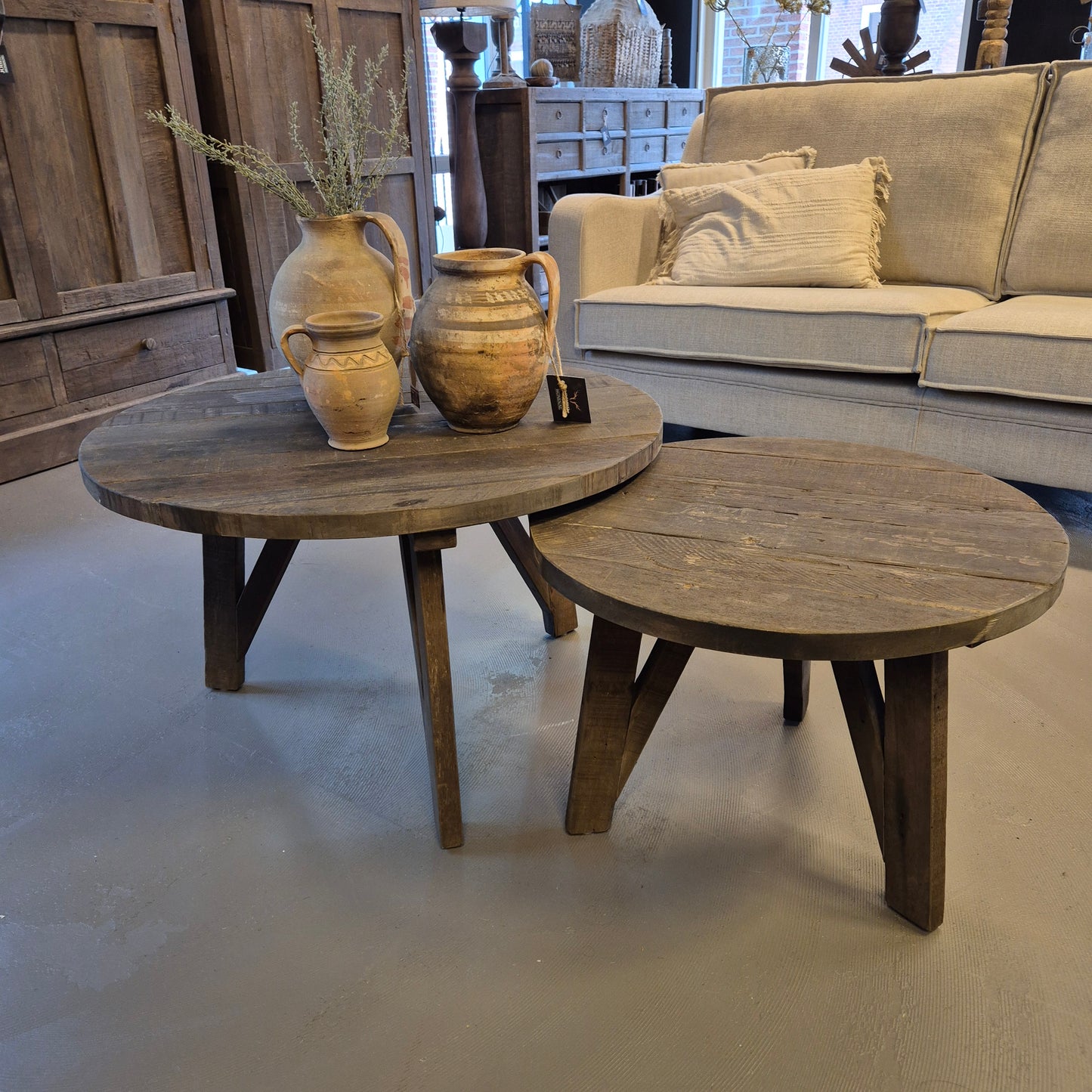 Salontafel set van 2 | driftwood SALE