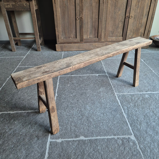 Oud houten Chinees bankje nr. 1
