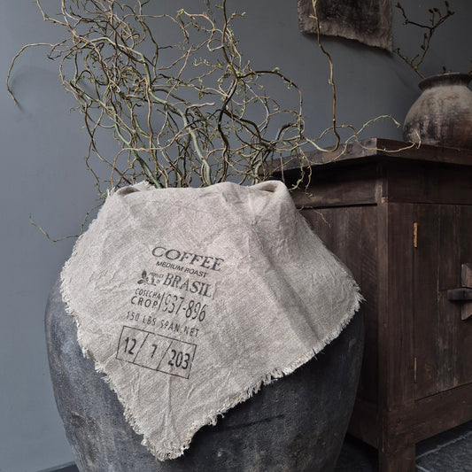 Shabby doek Coffee | 45x50cm
