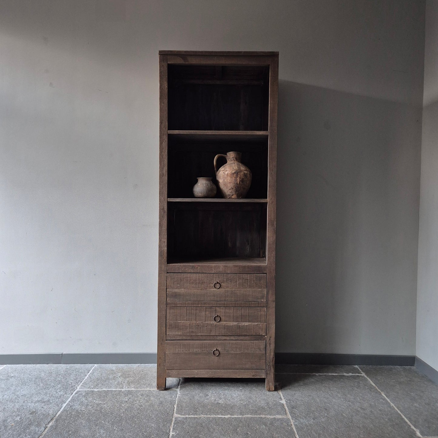 Kast driftwood 3-lades | open vakken
