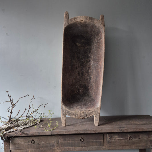 Uniek oud houten trog nr. 1