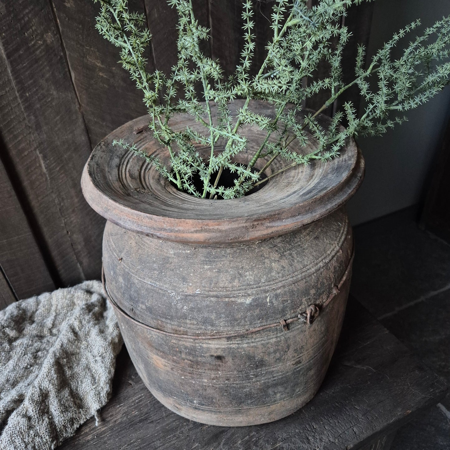 Oud houten kruik nr. 137