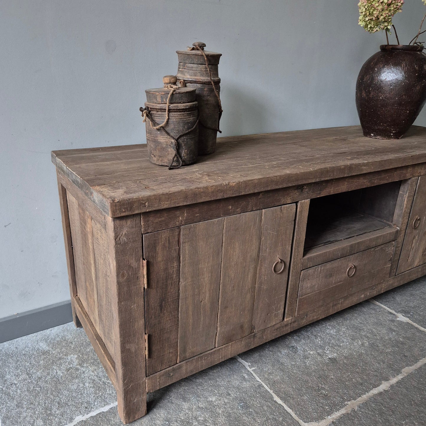 Landelijk tv-meubel 150 cm | Driftwood