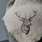 Shabby doek Rendier | 45x50cm
