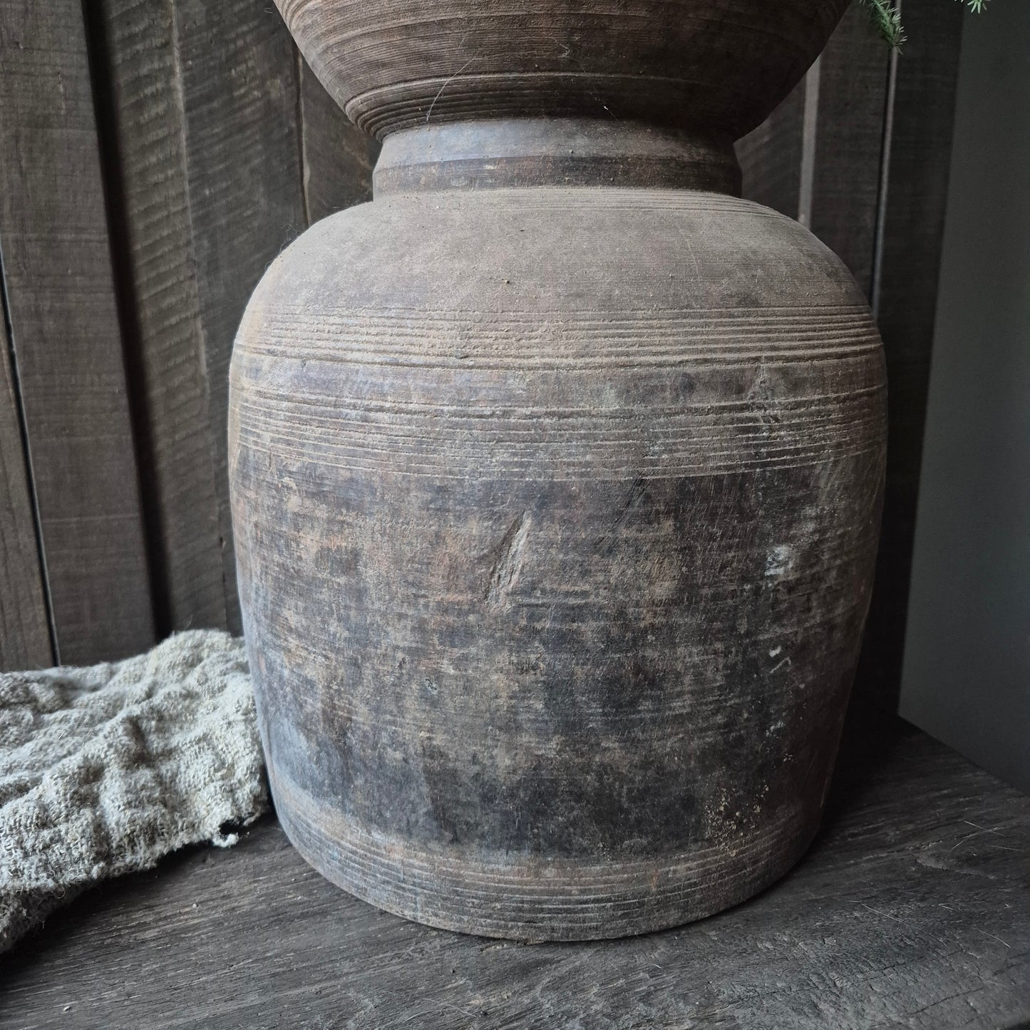 Oud houten kruik nr. 136