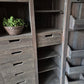 Opbergkast | kast Bram L driftwood met lades