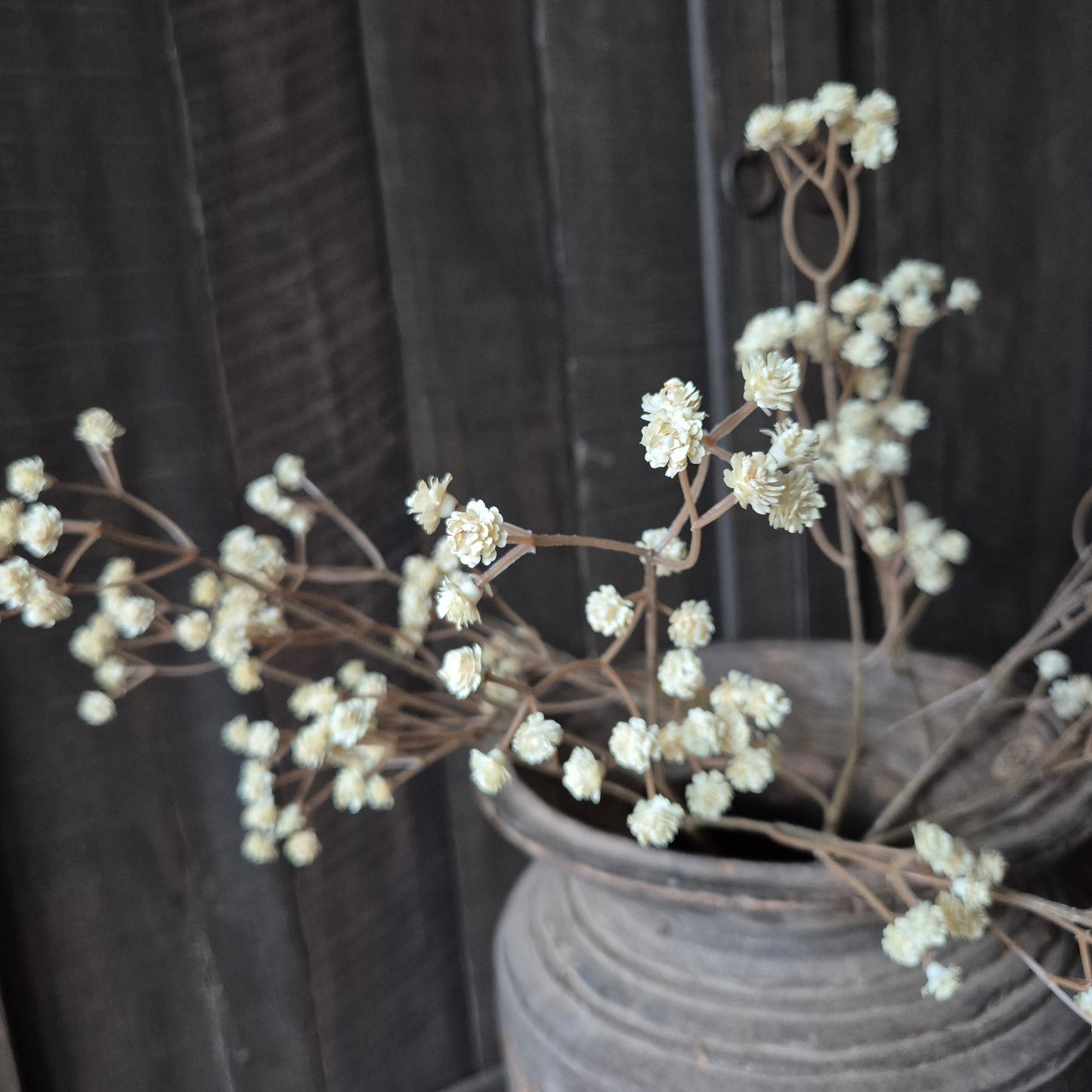 Kunsttak gipskruid beige 65cm