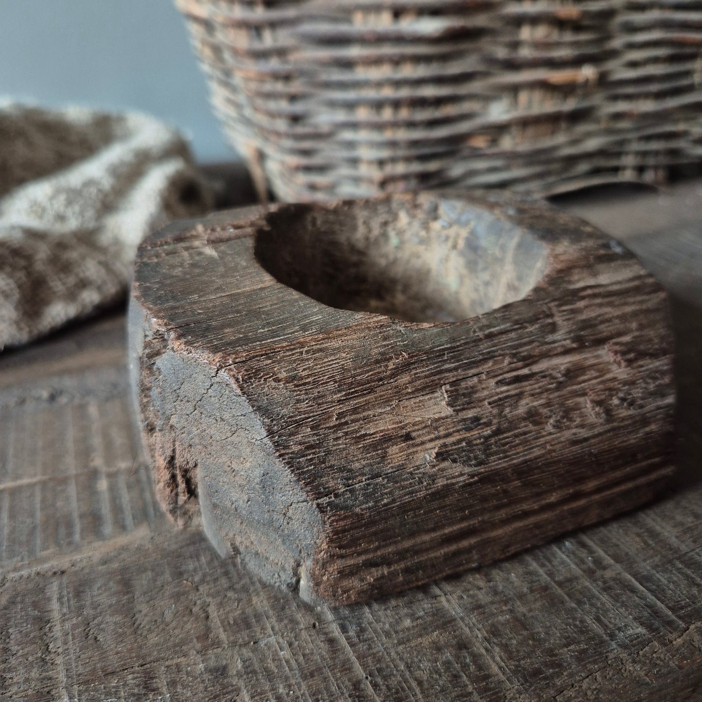 Uniek oud houten schaaltje nr. 4