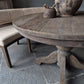 Landelijke ronde eettafel | kloosterpoot | Driftwood