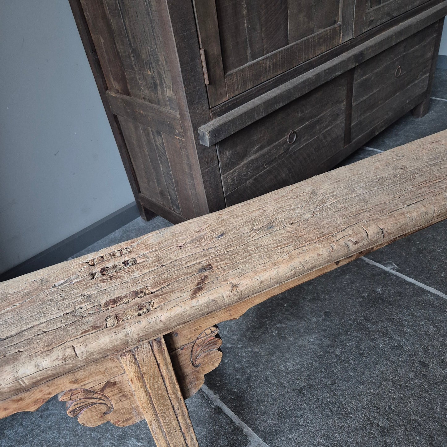 Oud houten Chinees bankje nr. 5