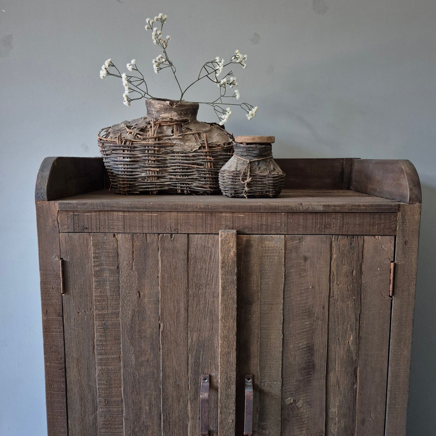 Kastje driftwood | 2-deurs handgreep