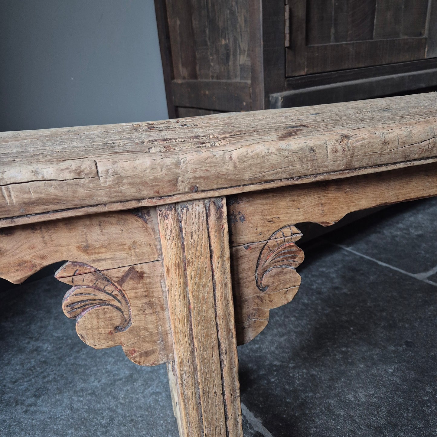 Oud houten Chinees bankje nr. 5