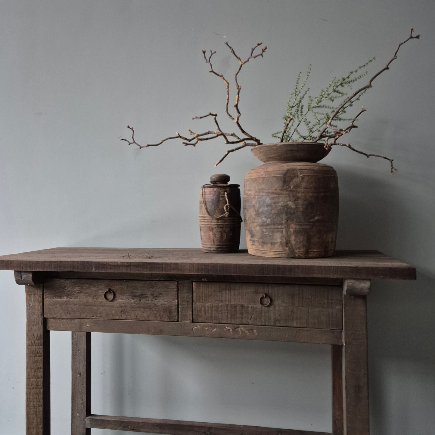 Sidetable Jenong | driftwood 2 lades
