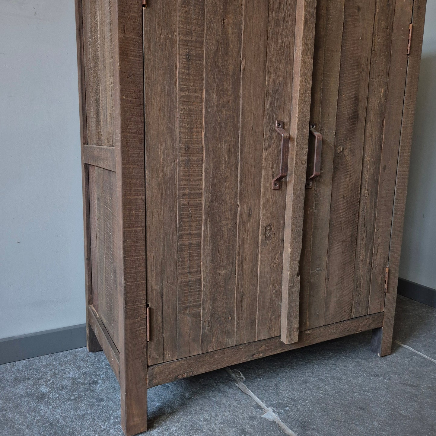 Kastje driftwood | 2-deurs handgreep