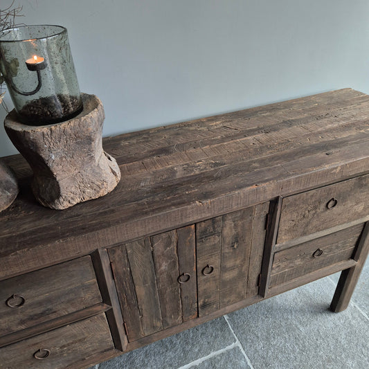Dressoir | badkamermeubel driftwood oud hout
