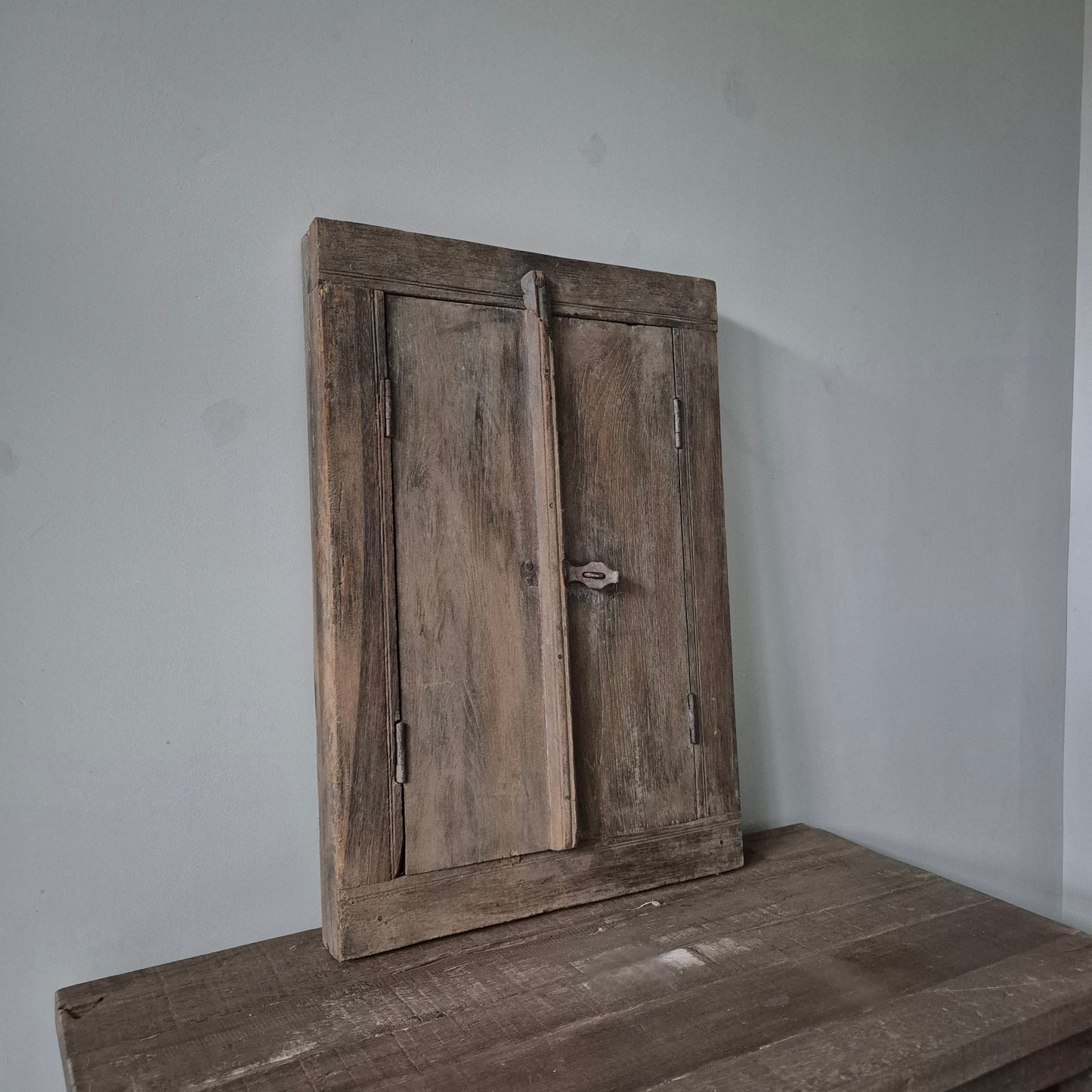 Spiegel | uniek oud houten luik