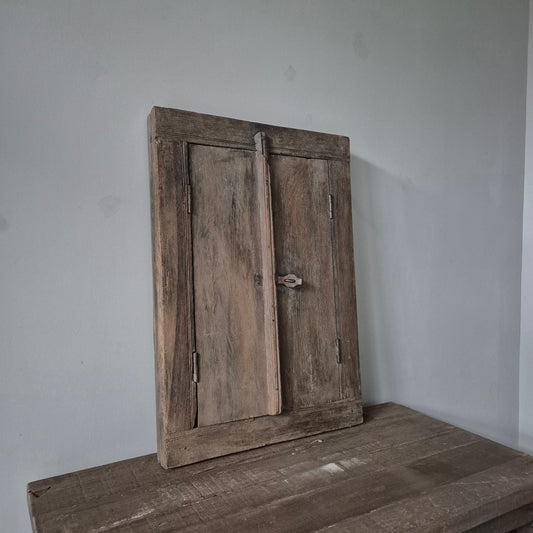 Spiegel | uniek oud houten luik