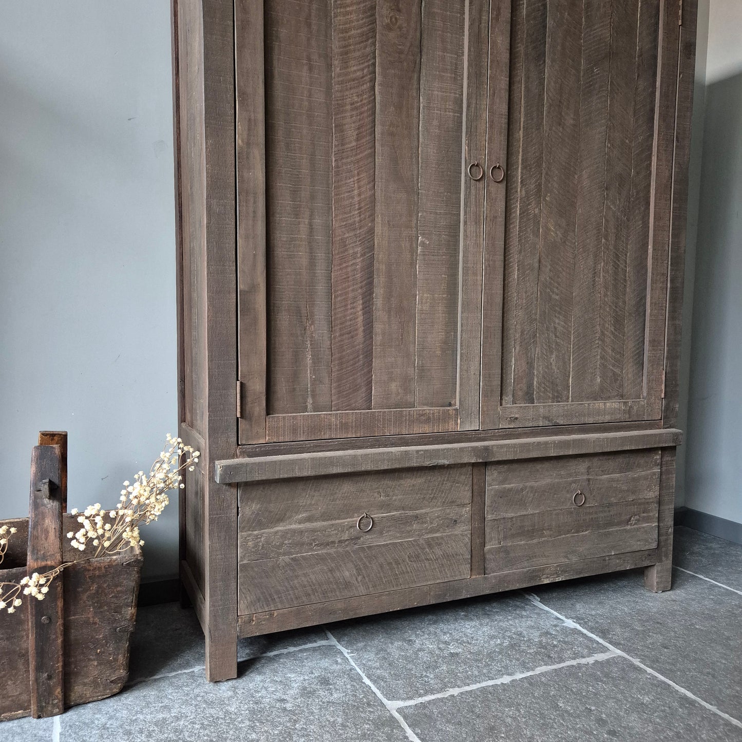 Kast driftwood 2-deurs | 2 lades