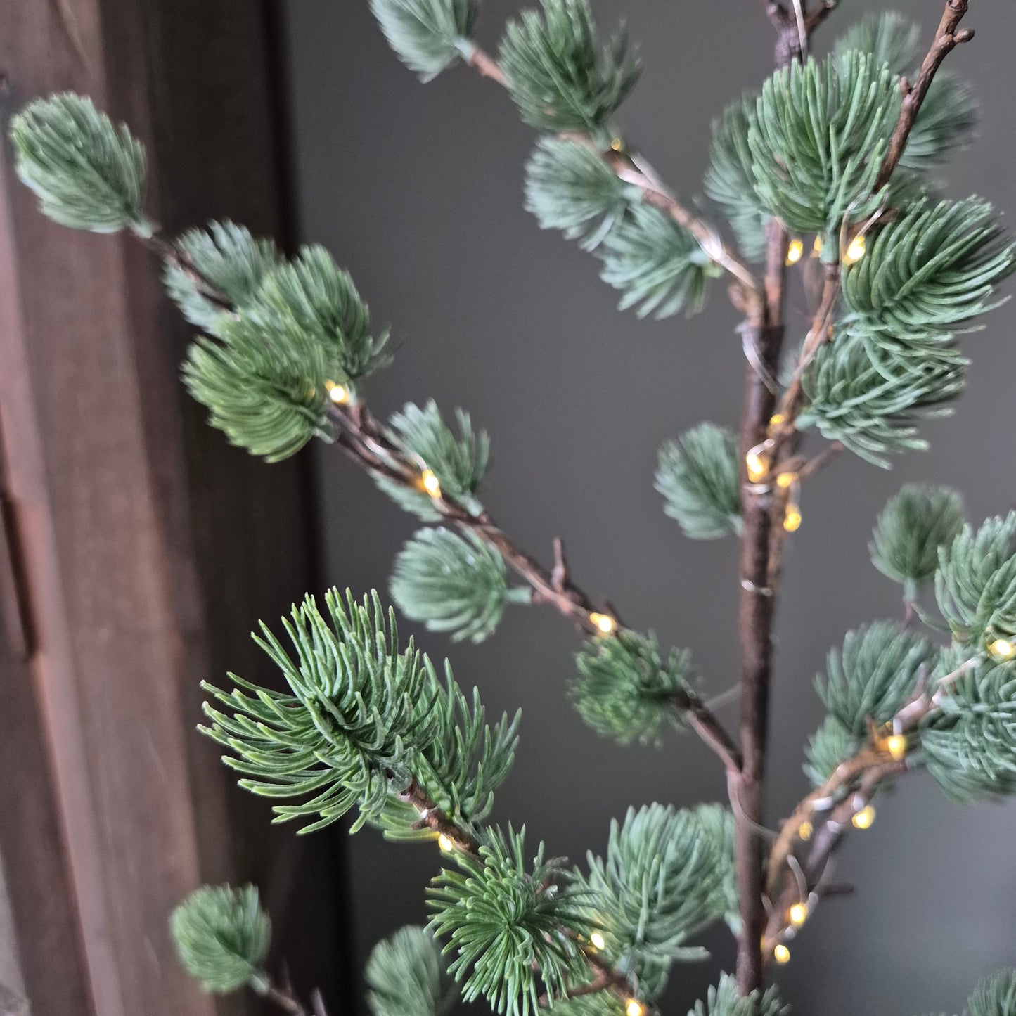 Kunst Kerstboom pinus | incl. verlichting 80cm