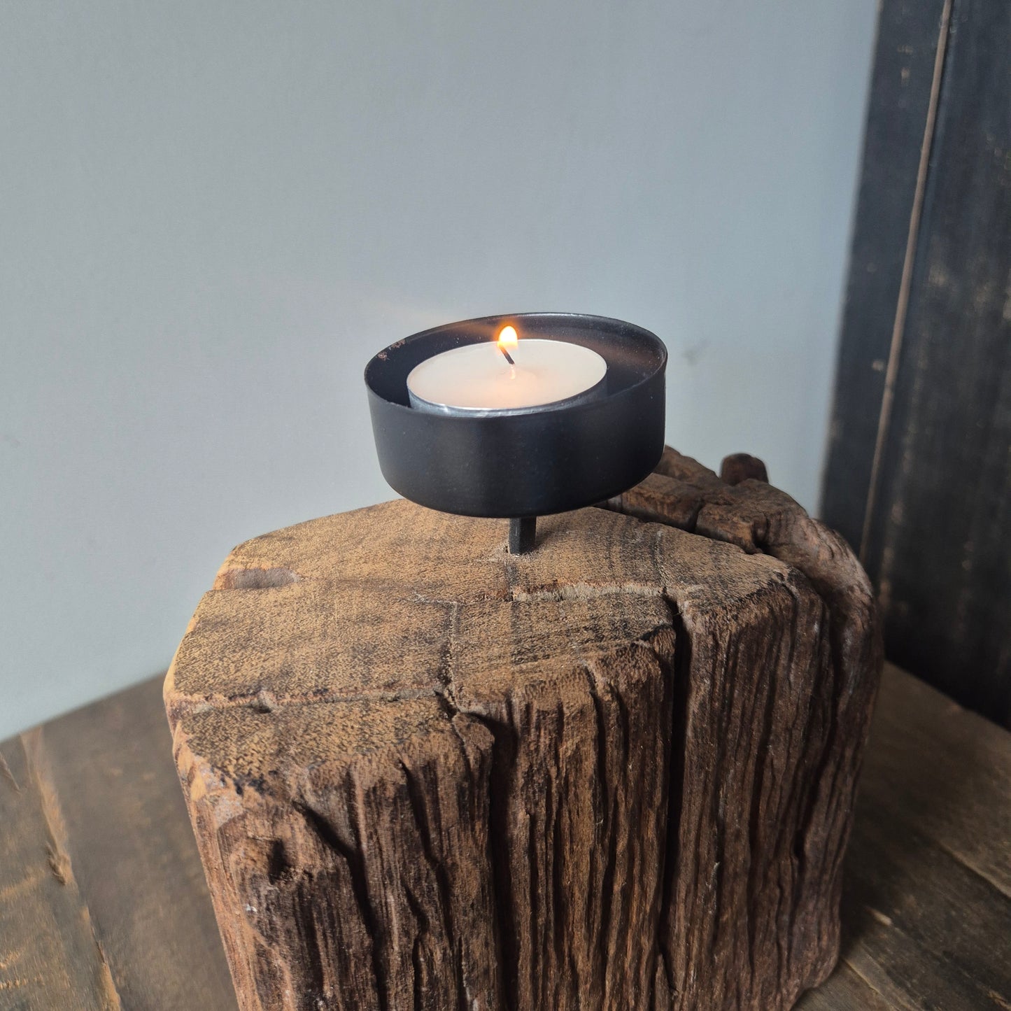 Kandelaar hout nr. 1