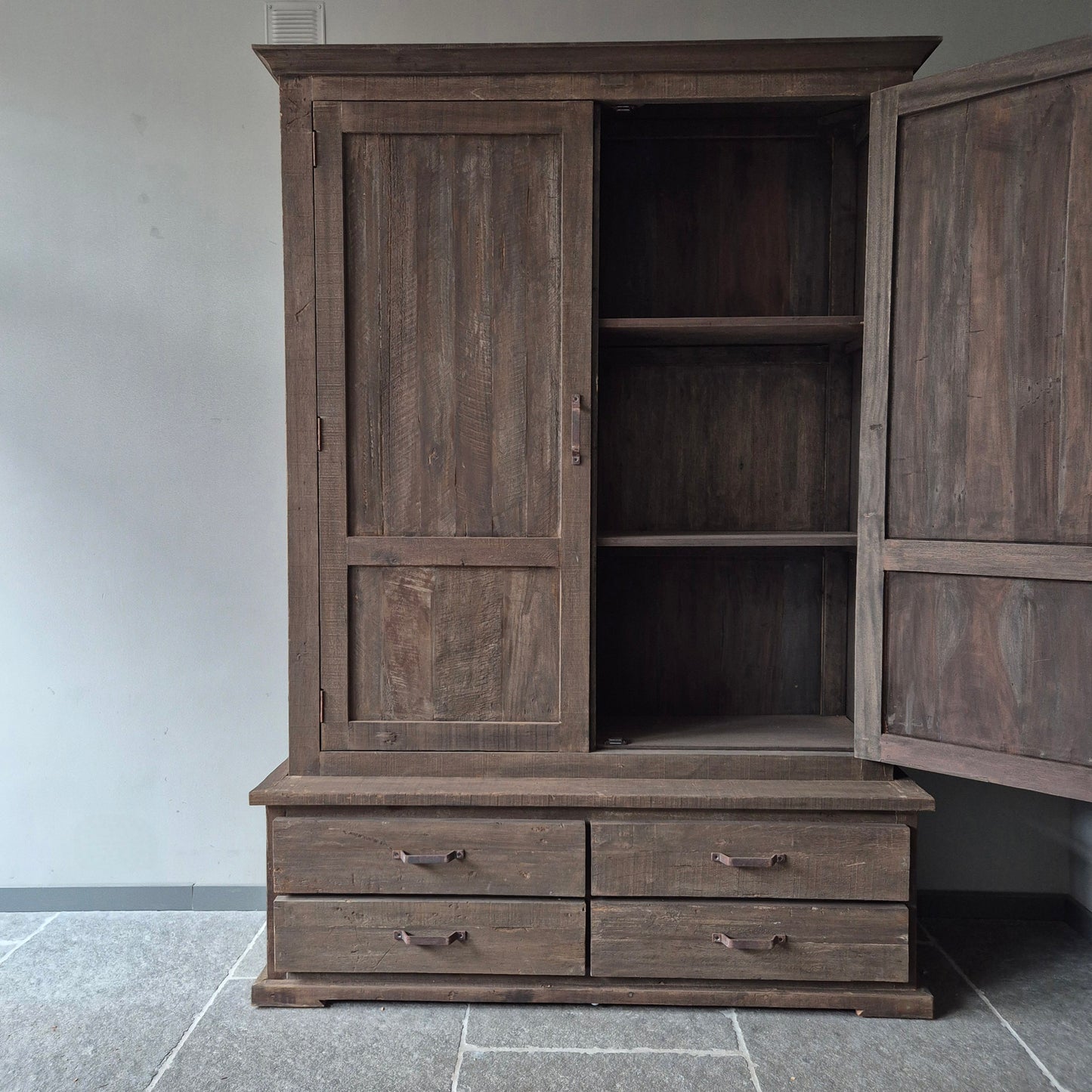 Kast 2-deurs/4-lades | driftwood XL Teun