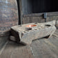 Uniek oud houten theelicht ornament