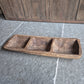 Houten 3-vaks trog