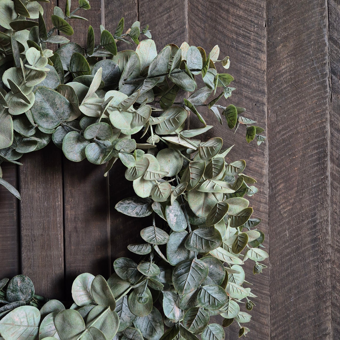 Kunst eucalyptus krans 50cm