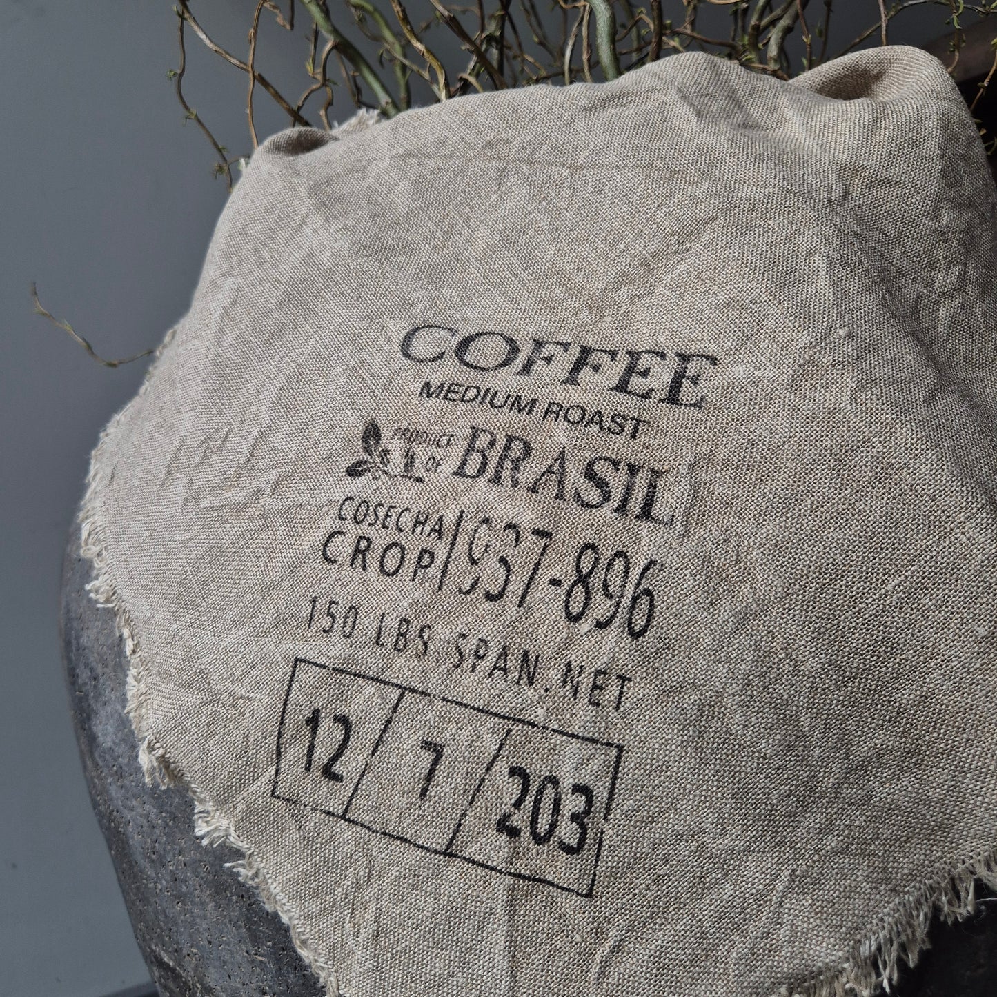 Shabby doek Coffee | 45x50cm