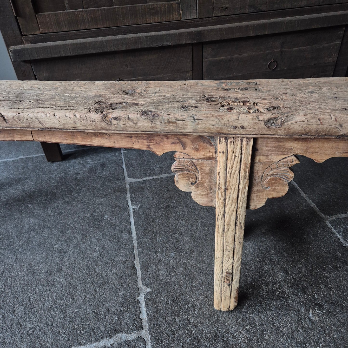 Oud houten Chinees bankje nr. 5