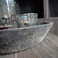 Oud houten schaal met handvat XL nr. 32
