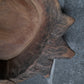 Uniek oud houten puntschaal