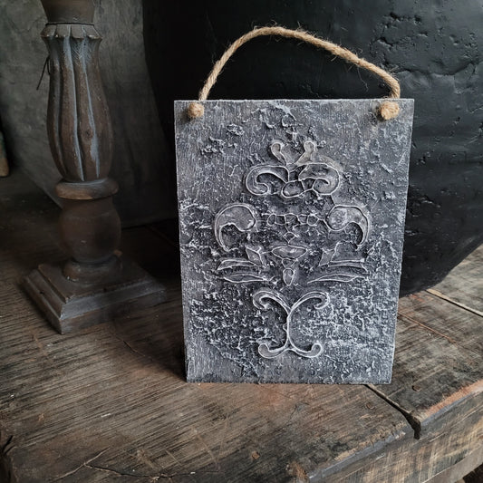 Decoratie bord ornament stoer sober