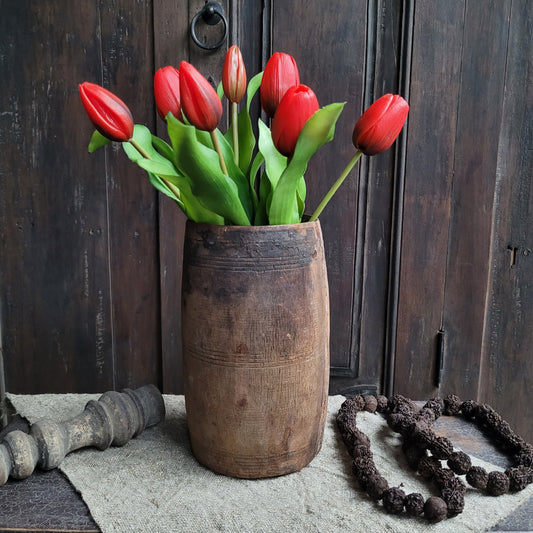 Bos kunst tulpen rood 32cm