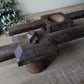Uniek oud houten pers
